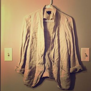 TOPSHOP Linen blazer